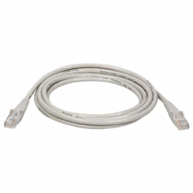 N001-014-GY-R CABLE MOD 8P8C PLUG TO PLUG 14'