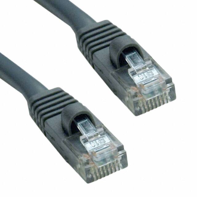 N007-100-GY CABLE MOD 8P8C PLUG TO PLUG 100'