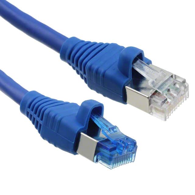 1499844-6 CABLE ASSY RJ45-RJ45 BLUE 6'