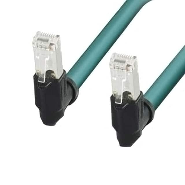 1418044 CABLE MOD 8P8C R/A PLG-PLG 1.64'