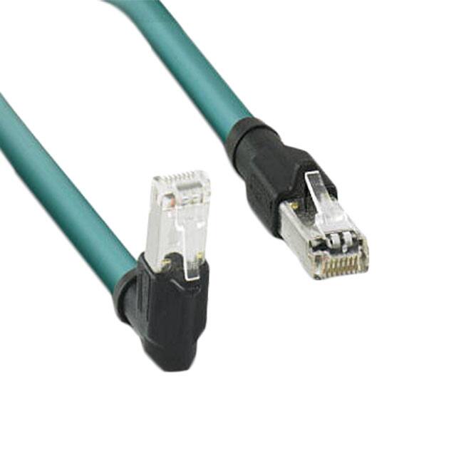 1418125 CABLE MOD 8P8C R/A PLG-PLG 6.56'