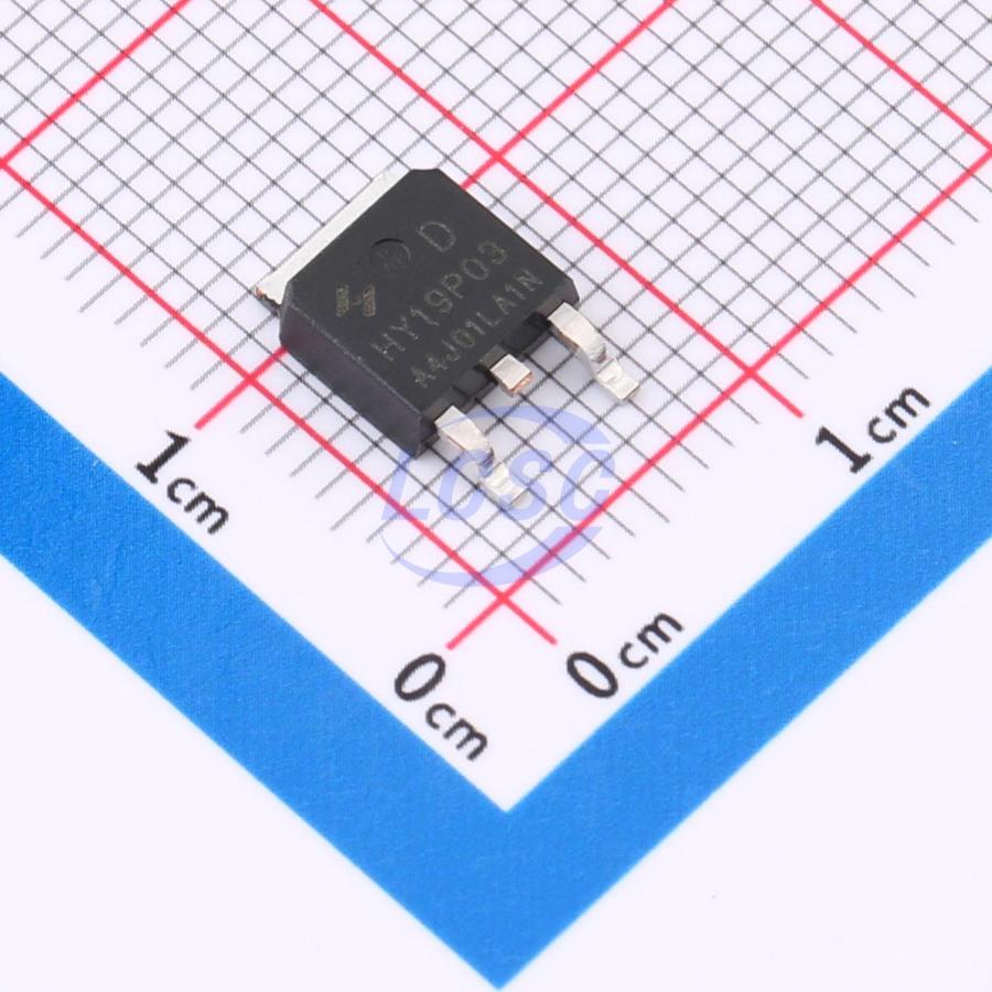 HY19P03D The HOOYI HY19P03D is a P-Channel MOSFET. It is RoHS3 compliant and has an MSL rating of 1.