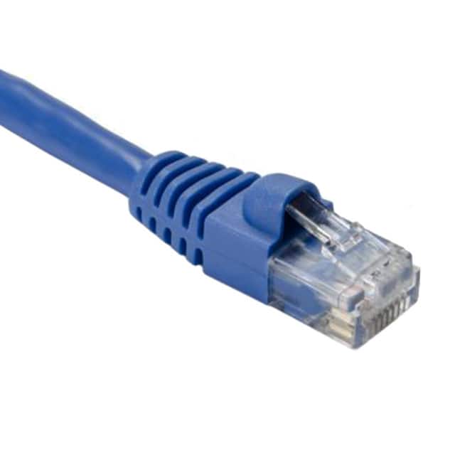 PC6BLU14S CABLE MOD 8P8C PLUG TO PLUG 14'