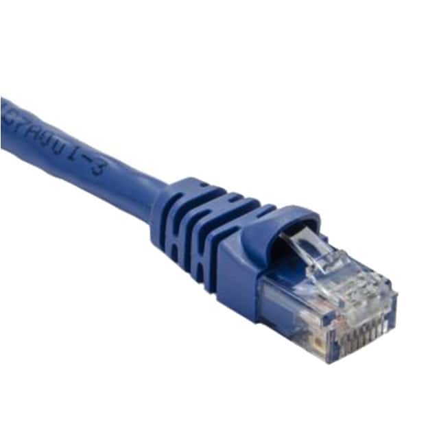 PC6BLU10SC CABLE MOD 8P8C PLUG TO PLUG 10'