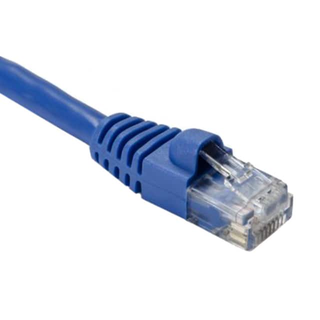 PC6BLU10SG CABLE MOD 8P8C PLUG TO PLUG 10'