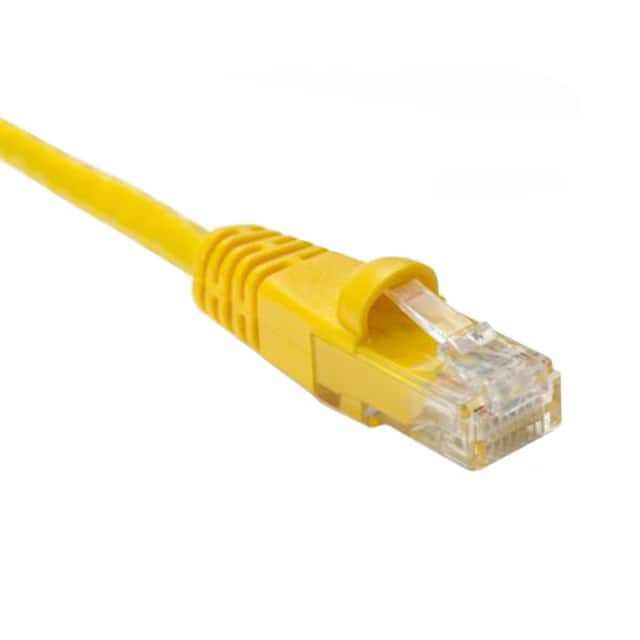 PC6YEL14S CABLE MOD 8P8C PLUG TO PLUG 14'