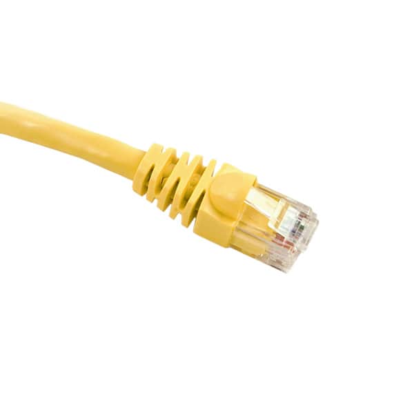 PC6YEL5SC CABLE MOD 8P8C PLUG TO PLUG 5'