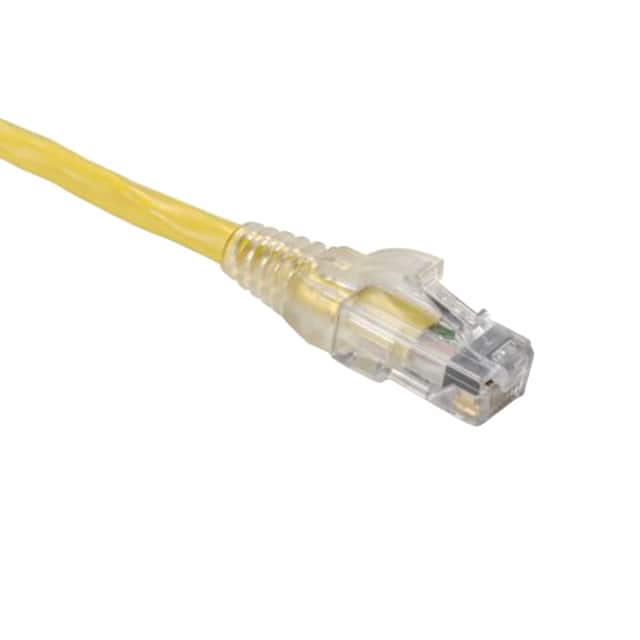 PC6YEL14SCG CABLE MOD 8P8C PLUG TO PLUG 14'