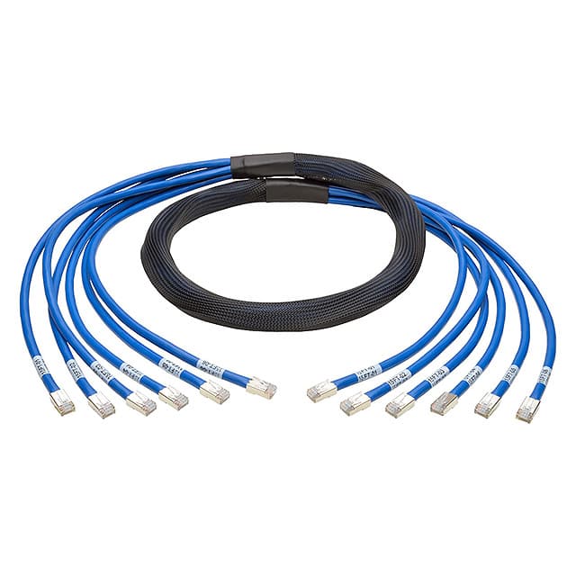 N261-015-6MM-BL CABLE MOD 8P8C PLUG TO PLUG 15'