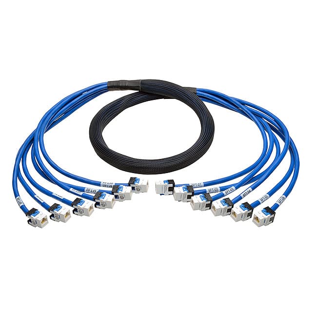 N261-006-6FF-BL CABLE MOD 8P8C JACK TO JACK 6'