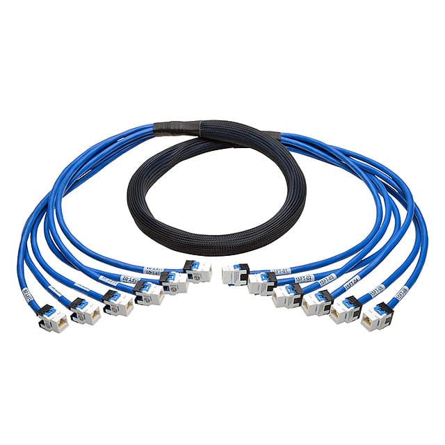 N261-015-6FF-BL CABLE MOD 8P8C JACK TO JACK 15'