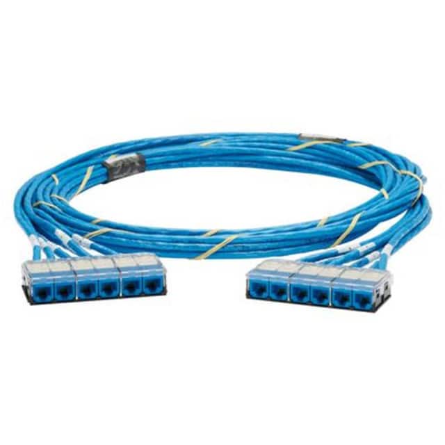 QCPBCBCBXX40 CABLE MOD 8P8C JACK TO JACK 40'