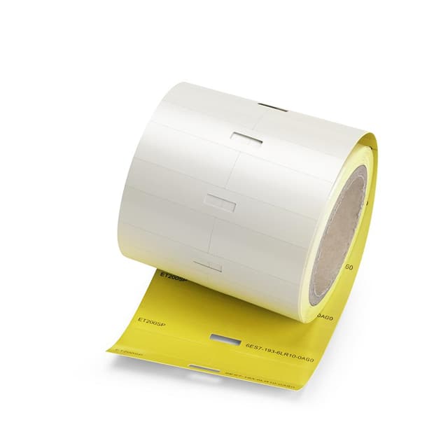 6ES71936LR100AG0 500 LABELING STRIPES, LIGHT YELL