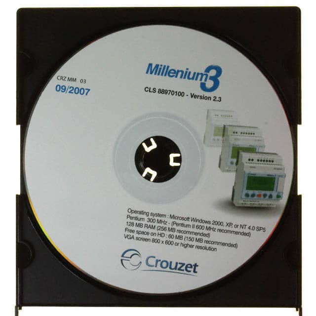 88970100 SOFTWARE PROGRAM FOR MILLENIUM 3