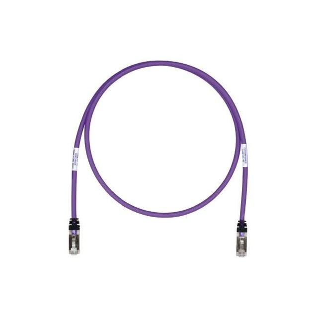 STP6X105VL COPPER PATCH CORD, CAT 6A, VIOLE