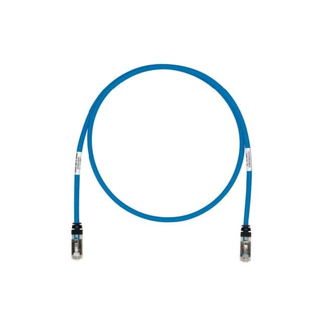 STP6X13BU-Q COPPER PATCH CORD, CAT 6A, BLUE