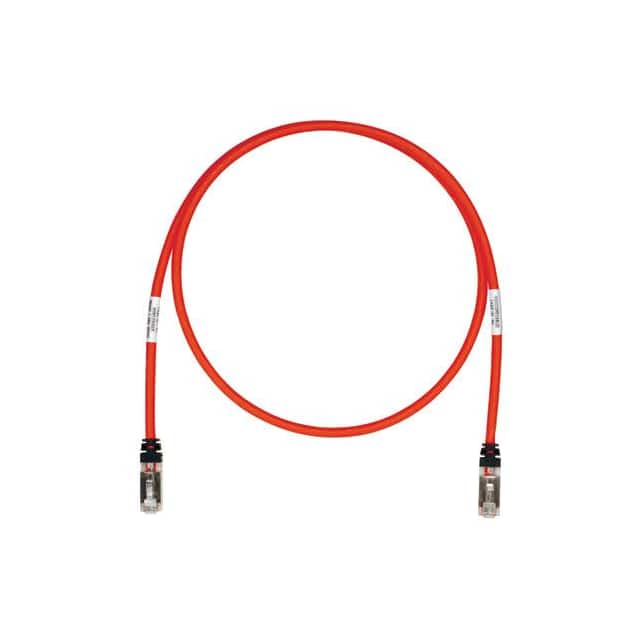 STP6X16RD-Q COPPER PATCH CORD, CAT 6A, RED S