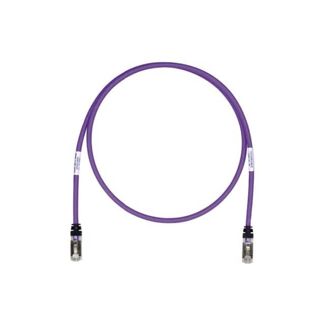 STP6X16VL-Q COPPER PATCH CORD, CAT 6A, VIOLE