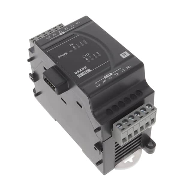 DVP08XP211R I/O MODULE 4 DIGITAL 4 RELAY 24V