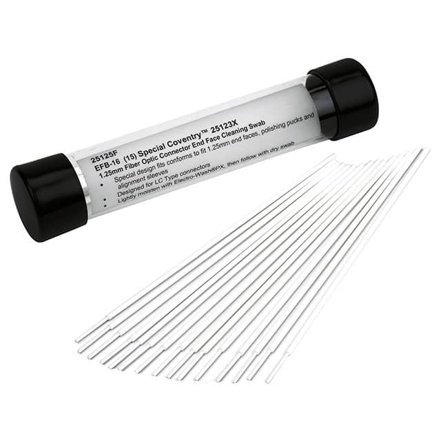 25125F SWAB SGL HEAD POLYESTER 6" 135PC