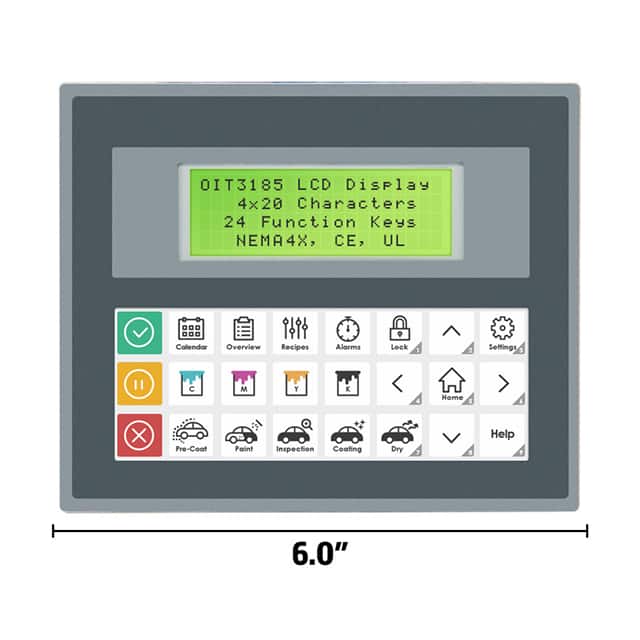 OIT3185-A00 4 X 20 BACKLIT LCD MONOCHROME DI