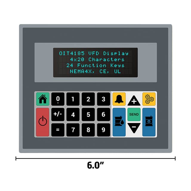 OIT4185-A00 4 X 20 VFD, 24 PROGRAMMABLE KEYS