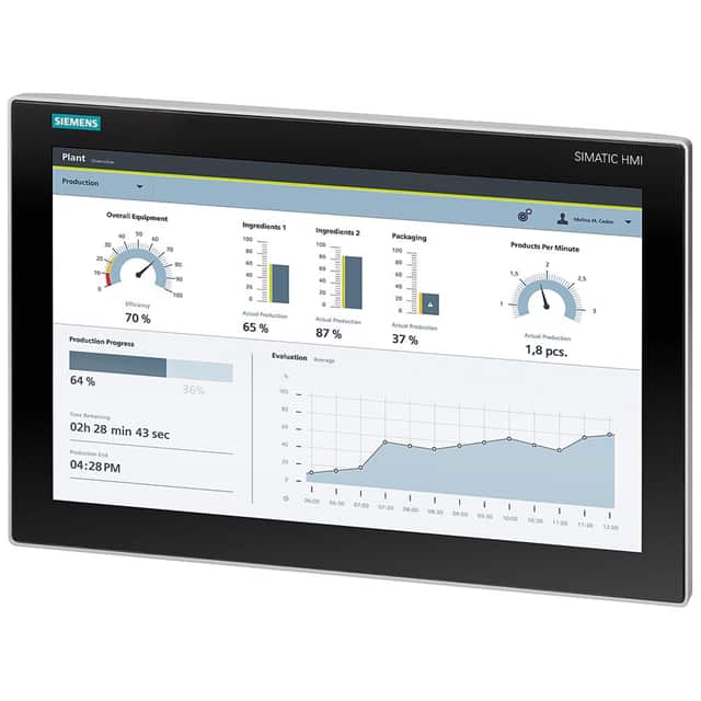 6AV78635MA002AA0 SIMATIC FLAT PANEL 15" MT V2