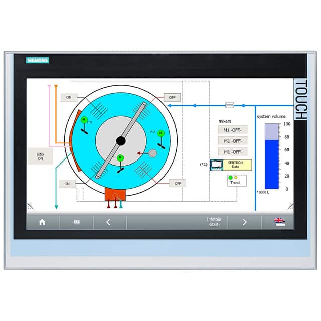 6AG11240UC024AX1 SIPLUS HMI TP1900 COMFORT