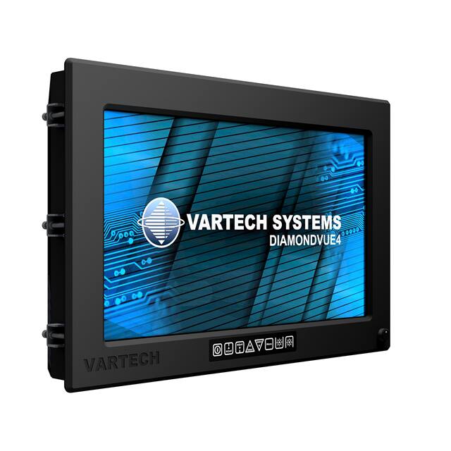 VTDV4C121aCPA ALUMINUM 12.1" COMPUTER CLIP MNT
