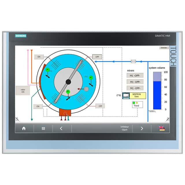 6AV78634TA000AA0 SIMATIC FLAT PANEL 22"T,DVI/USB
