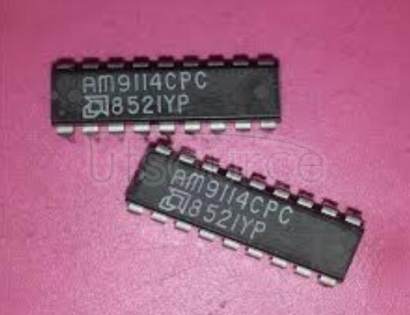AM9114CPC The AM9114CPC is a Memory IC manufactured by Advanced Micro Devices. It is classified under the Memory subcategory of Integrated Circuits (ICs).