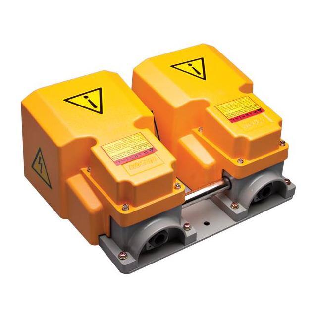 HRF-HD202P FOOT SWITCH 1NO1NCX2 IP54 AL-DIE