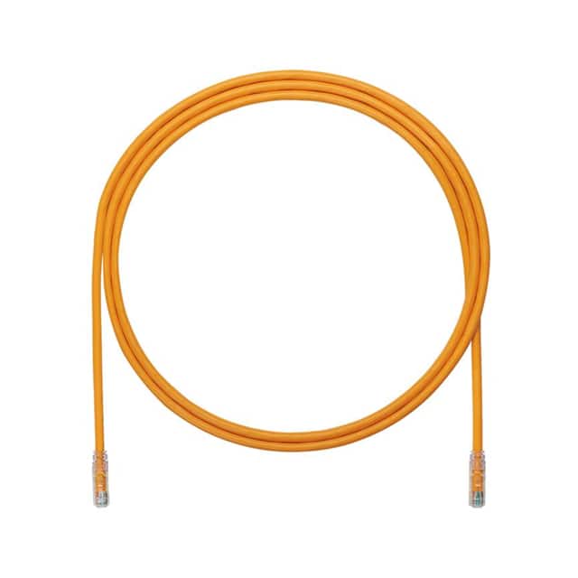 UTP6A18OR COPPER PATCH CORD, CAT 6A, ORANG