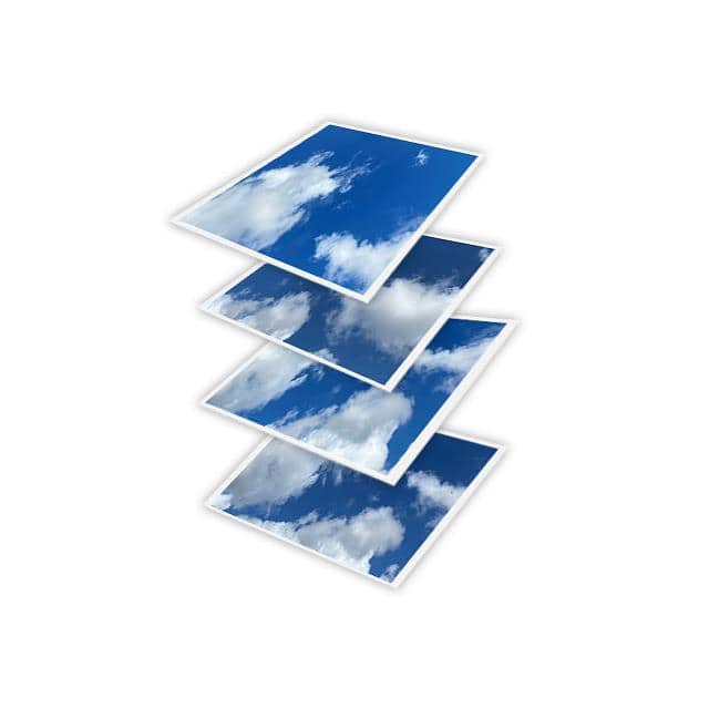 153586-1 ELITE  LED FLAT PANEL CLOUD DESI