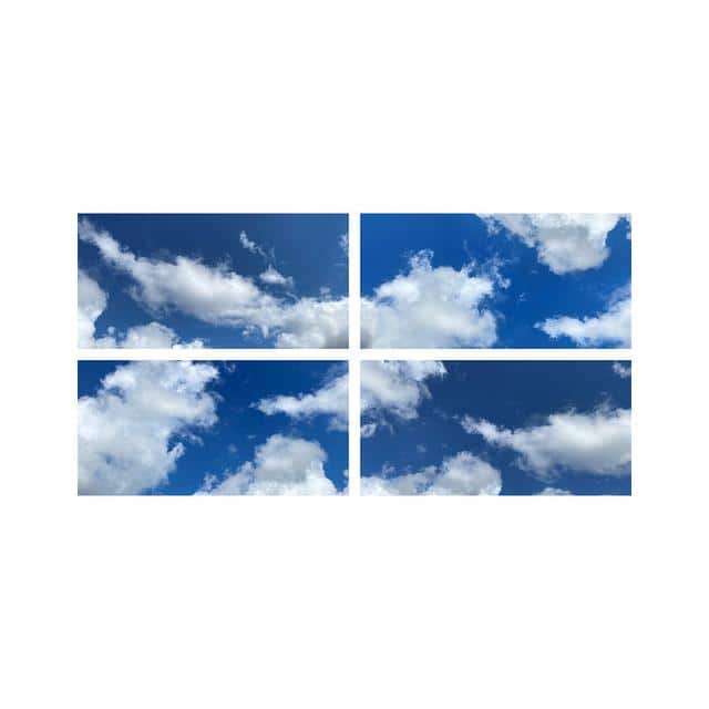 152541-1 ELITE  LED FLAT PANEL CLOUD DESI