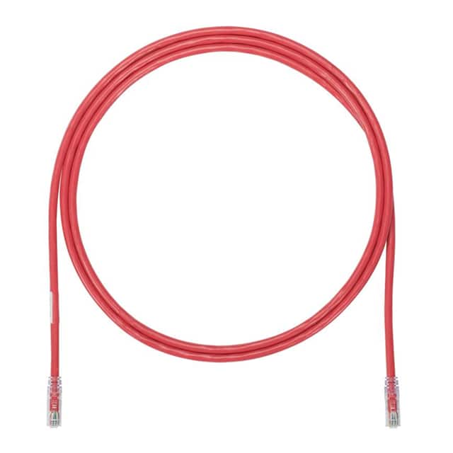 UTP6A1MRD COPPER PATCH CORD, CAT 6A, RED U