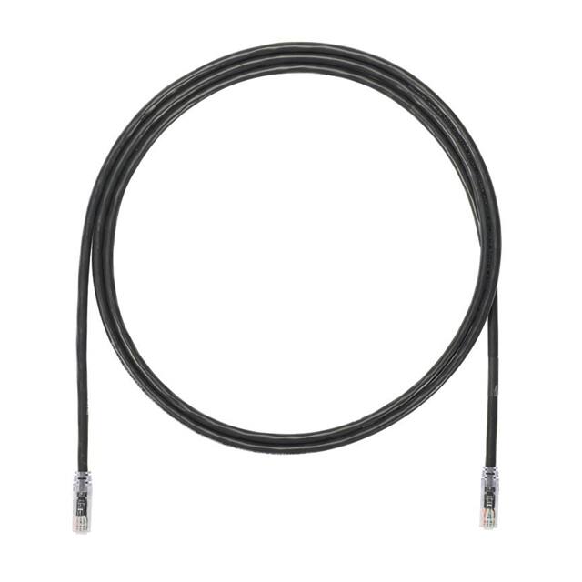 UTP6A25MBL COPPER PATCH CORD, CAT 6A, BLACK