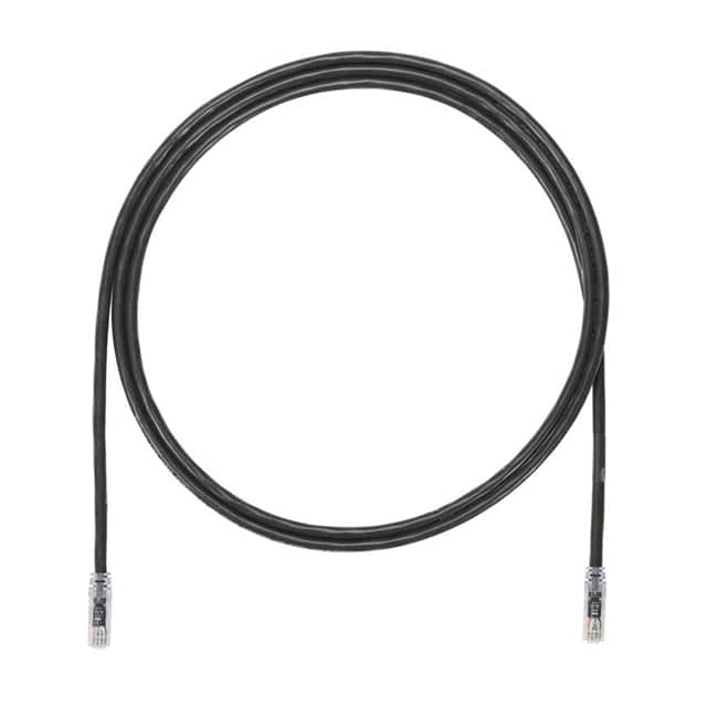 UTP6A9BL COPPER PATCH CORD, CAT 6A, BLACK