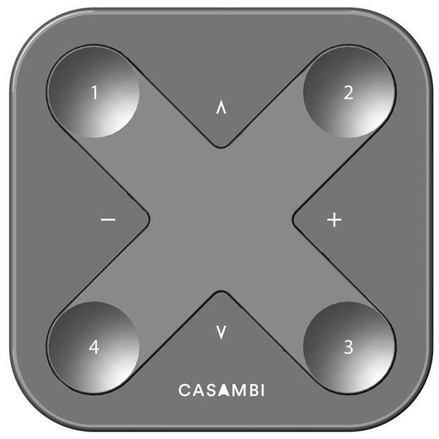 CBU-Xpress Black Casambi Xpress Keypad Black Fini