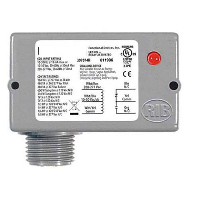 RR1SPDTC277 ENCLOSED RELAY 10 AMP SPDT