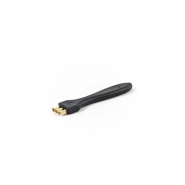 BR105 ESD 1" FLAT BRUSH-BRASS BRISTLES
