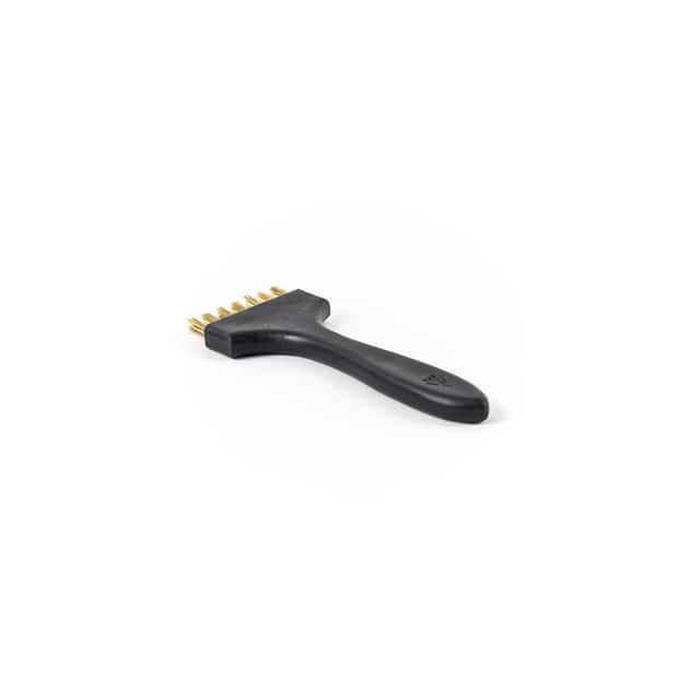 BR106 ESD 1.5" FLAT BRUSH-BRASS BRISTL