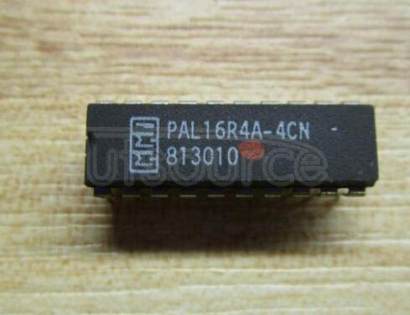 PAL16R4A-4CN The Monolithic Memories PAL16R4A-4CN is a Programmable Logic Device (PLD). It features RoHS3 compliance and Moisture Sensitivity Level 1.
