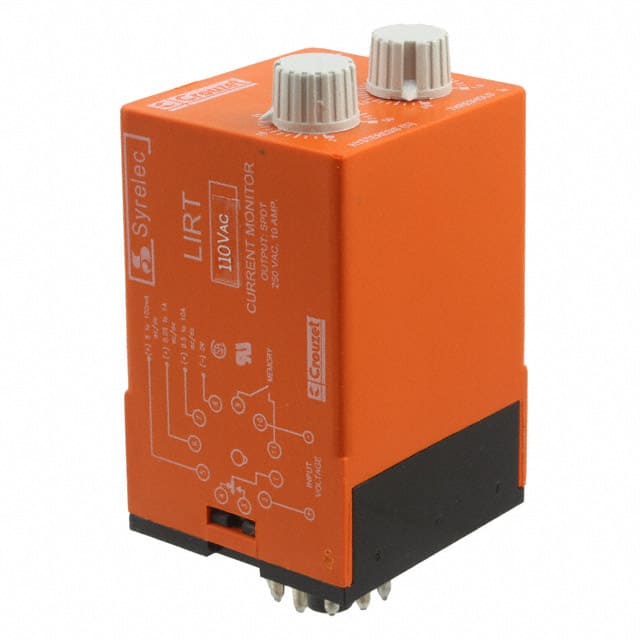 LIRT110A RELAY CURRENT SEN SPDT 10A 110V