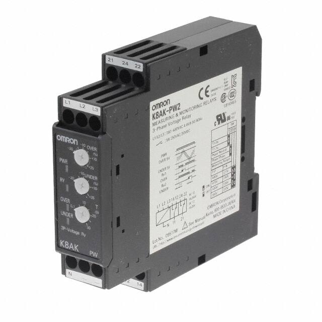 K8AK-PW2 380/480VAC 3-PHASE VOLTAGE RELAY