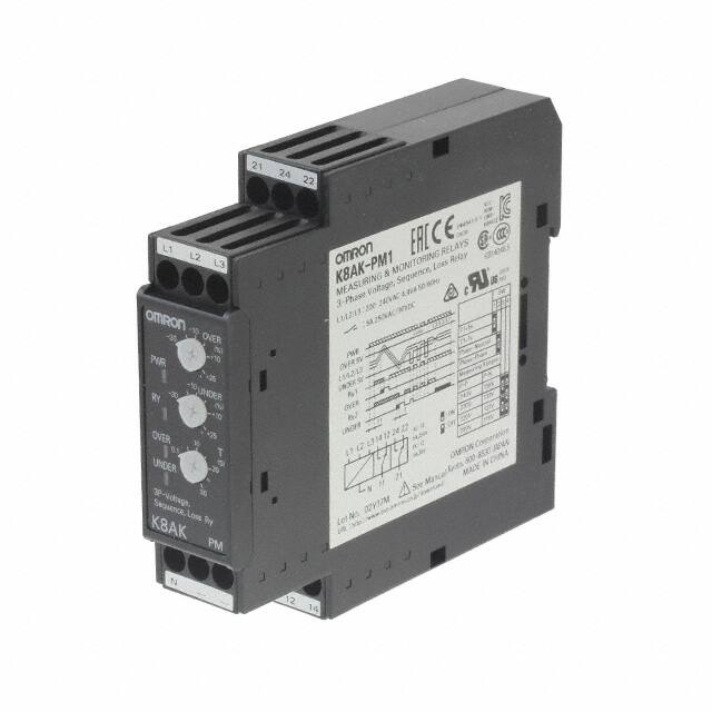 K8AK-PM1 200/240VAC 3-PHASE SEQUENCE & PHASE LOSS
