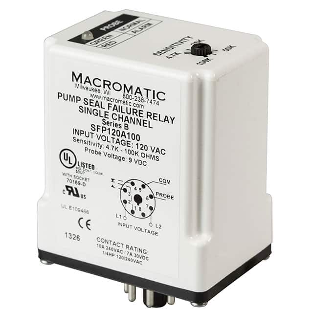 SFP120A100 PUMP SEAL FAILURE RELAY