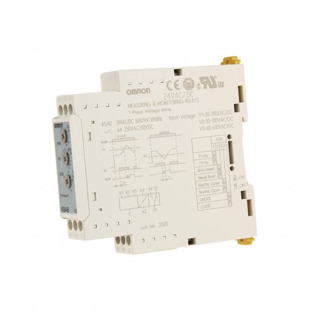 K8AB-VS3 24VAC/DC RELAY MONITOR VOLT 20-200V 24V