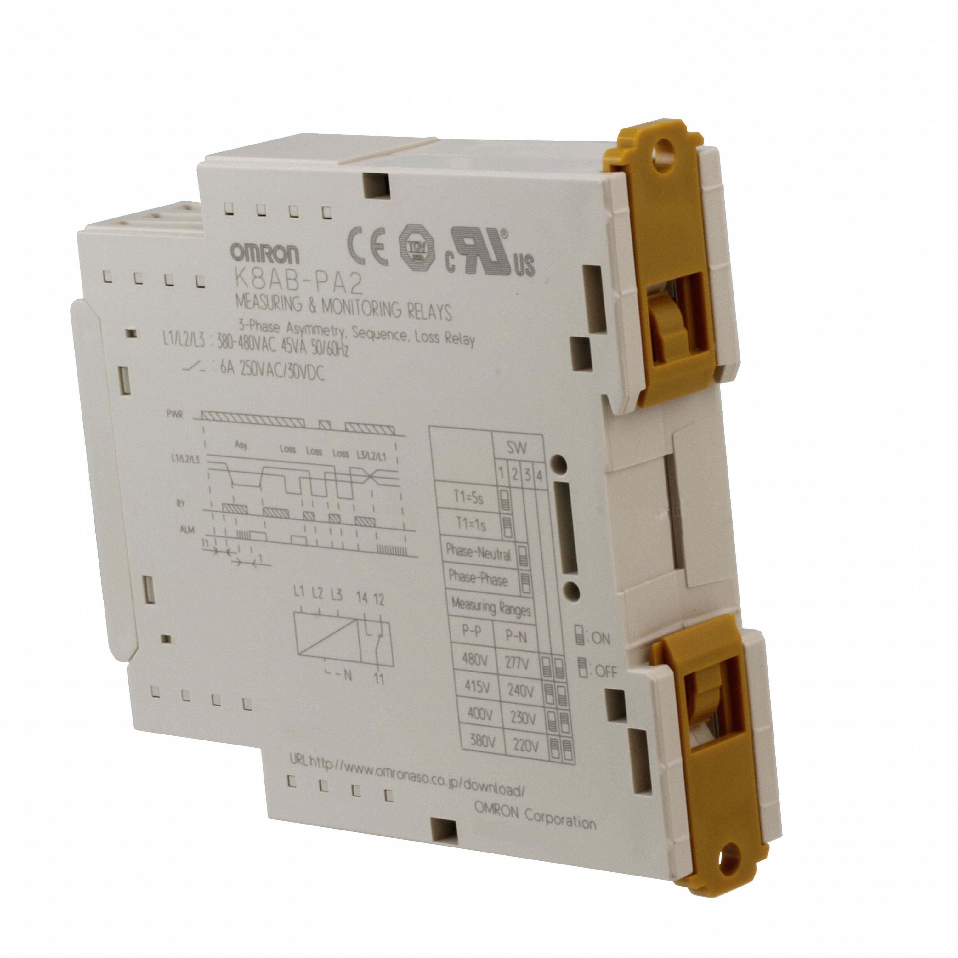 K8AB-PA2 REL VOLT ASYMMETRY 220-480VAC