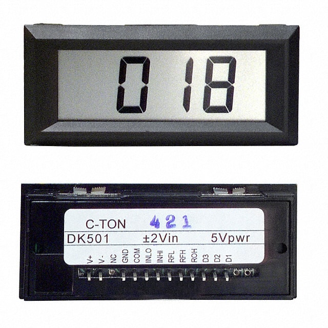 DK501 VOLTMETER 2VDC LCD PANEL MOUNT